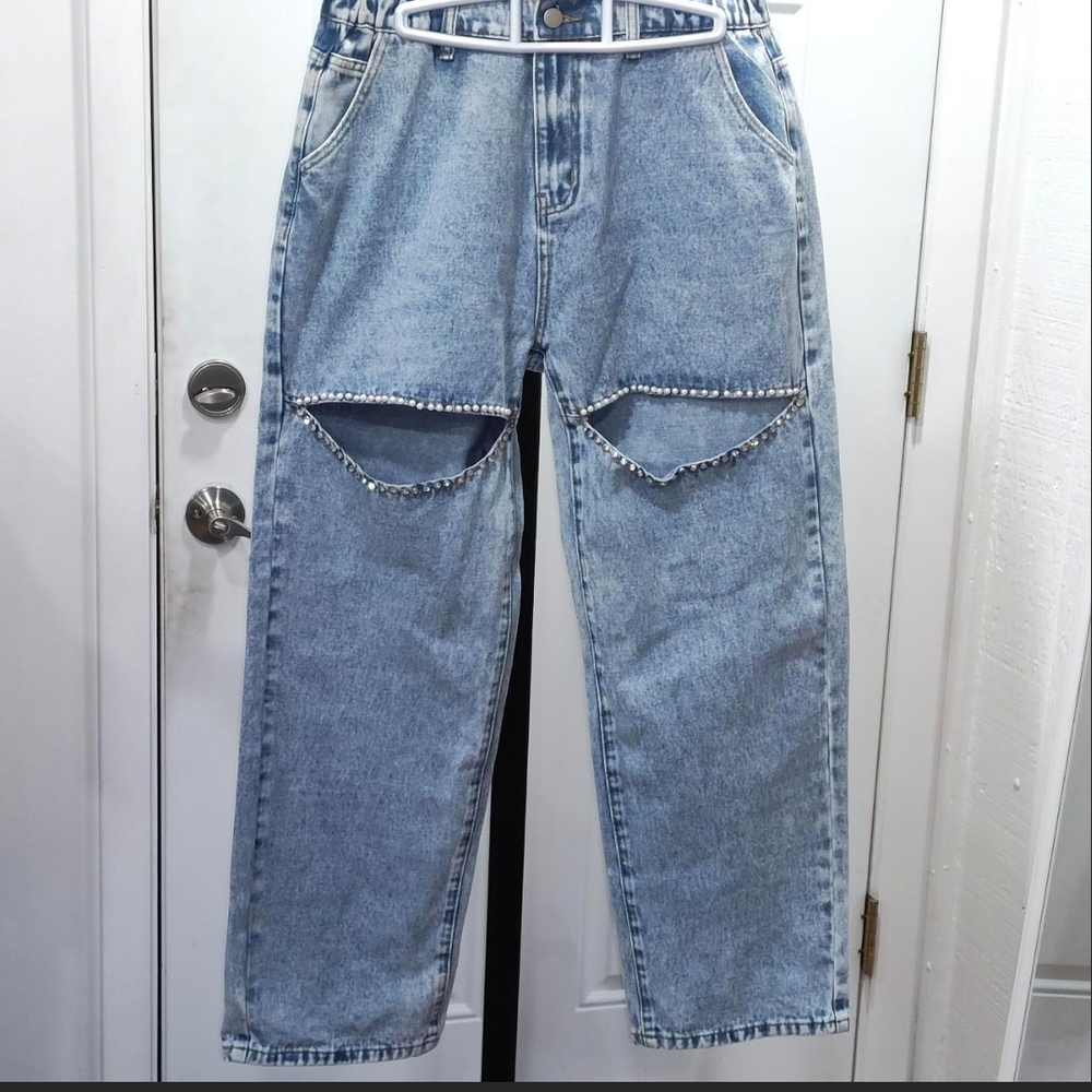 Stylish Light Blue Women's Jeans